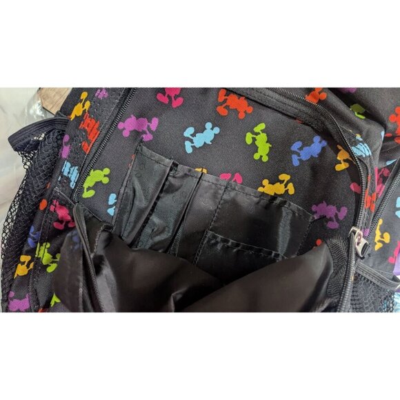 Walt Disney World Multicolor Mickey Mouse Backpack black multicolor - Picture 5 of 9